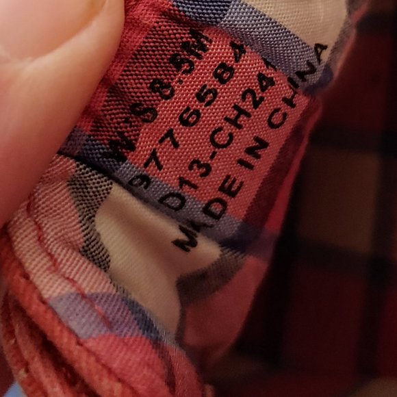 Red Sperry Top Sider Women's Size 8.5M - Picture 6 of 6